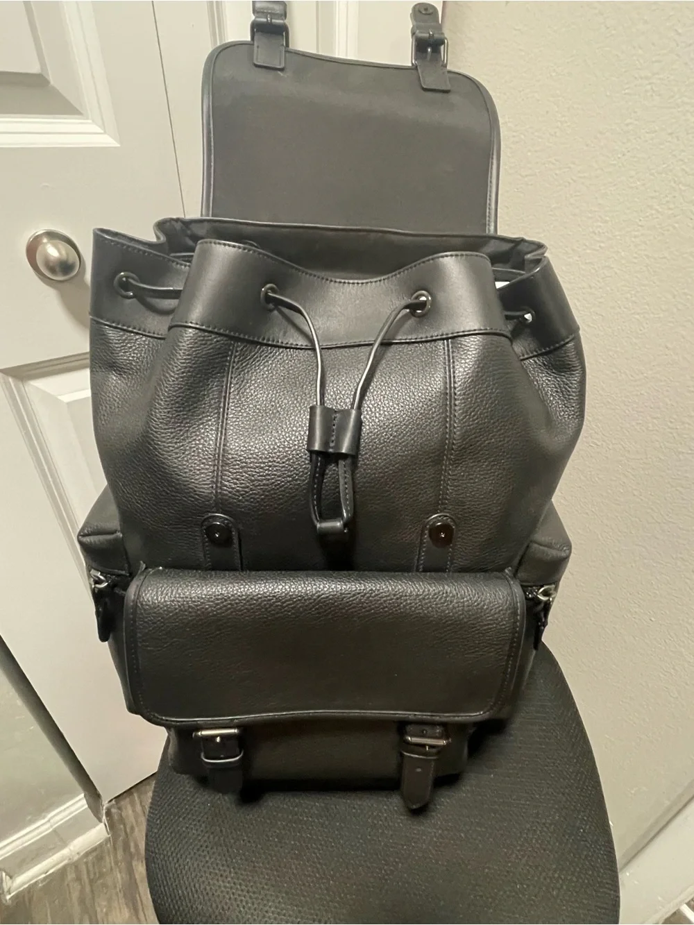 Coach pebbled leather